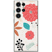Чехол BoxFace Samsung Galaxy S23 Ultra (S918) Line Flowers