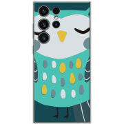 Чехол BoxFace Samsung Galaxy S23 Ultra (S918) Green Owl