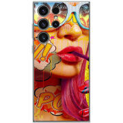 Чехол BoxFace Samsung Galaxy S23 Ultra (S918) Yellow Girl Pop Art