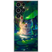 Чехол BoxFace Samsung Galaxy S23 Ultra (S918) White Tiger Cub
