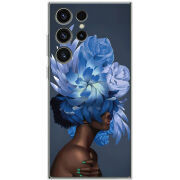 Чехол BoxFace Samsung Galaxy S23 Ultra (S918) Exquisite Blue Flowers