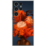 Чехол BoxFace Samsung Galaxy S23 Ultra (S918) Exquisite Orange Flowers