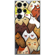 Чехол BoxFace Samsung Galaxy S23 Ultra (S918) Sleepy Cats