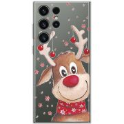 Прозрачный чехол BoxFace Samsung Galaxy S23 Ultra (S918) Winter Deer