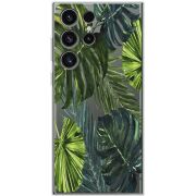 Прозрачный чехол BoxFace Samsung Galaxy S23 Ultra (S918) Palm Tree