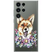 Прозрачный чехол BoxFace Samsung Galaxy S23 Ultra (S918) Winking Fox