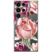Прозрачный чехол BoxFace Samsung Galaxy S23 Ultra (S918) Rose