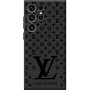Черный чехол BoxFace Samsung Galaxy S23 Ultra (S918) LV Style
