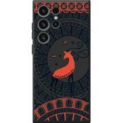 Черный чехол BoxFace Samsung Galaxy S23 Ultra (S918) Ornament