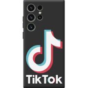 Черный чехол BoxFace Samsung Galaxy S23 Ultra (S918) Tik Tok