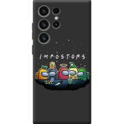 Черный чехол BoxFace Samsung Galaxy S23 Ultra (S918) Among Us Impostors