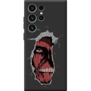 Черный чехол BoxFace Samsung Galaxy S23 Ultra (S918) Нападение на Титана