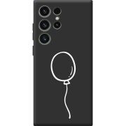 Черный чехол BoxFace Samsung Galaxy S23 Ultra (S918) Balloon