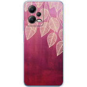 Чехол BoxFace Xiaomi Poco X5 5G Gold Leaves