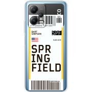 Прозрачный чехол BoxFace Xiaomi Poco X5 5G Ticket Springfield
