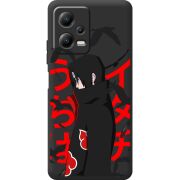 Черный чехол BoxFace Poco X5 5G Учиха Итачи