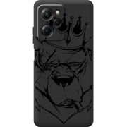 Черный чехол BoxFace Poco X5 Pro 5G Bear King