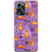 Чехол BoxFace ZTE Blade V40 Pro Yoga Cat