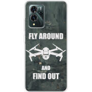 Чехол BoxFace ZTE Blade V40 Pro Дрон Fly Around