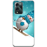 Чехол BoxFace ZTE Blade V40 Pro Skier Snowman