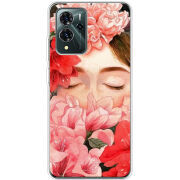 Чехол BoxFace ZTE Blade V40 Pro Girl in Flowers