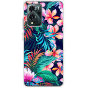 Чехол BoxFace ZTE Blade V40 Pro flowers in the tropics