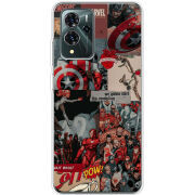 Чехол BoxFace ZTE Blade V40 Pro Marvel Avengers