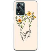 Чехол BoxFace ZTE Blade V40 Pro Flower Hands