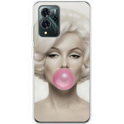 Чехол BoxFace ZTE Blade V40 Pro Marilyn Monroe Bubble Gum