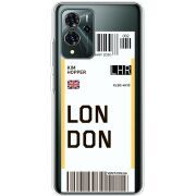 Прозрачный чехол BoxFace ZTE Blade V40 Pro Ticket London