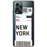 Прозрачный чехол BoxFace ZTE Blade V40 Pro Ticket New York