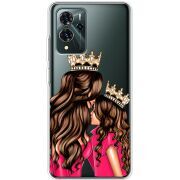 Прозрачный чехол BoxFace ZTE Blade V40 Pro Queen and Princess