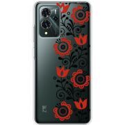 Прозрачный чехол BoxFace ZTE Blade V40 Pro Ethno Ornament