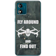 Чехол BoxFace Motorola E13 Дрон Fly Around