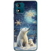 Чехол BoxFace Motorola E13 Північні ведмеді