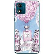Чехол со стразами Motorola E13 Perfume bottle