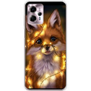 Чехол BoxFace Motorola G13 Різдвяна лисичка