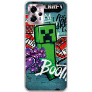 Чехол BoxFace Motorola G13 Minecraft Graffiti