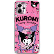 Чехол BoxFace Motorola G13 День народження Kuromi
