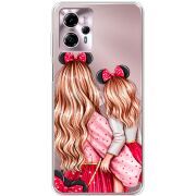 Прозрачный чехол BoxFace Motorola G13 Mouse Girls
