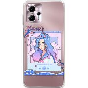 Прозрачный чехол BoxFace Motorola G13 The Sakuras Will Cry For You