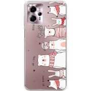 Прозрачный чехол BoxFace Motorola G13 The Friendly Beasts