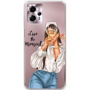 Прозрачный чехол BoxFace Motorola G13 Live The Moment