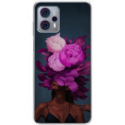 Чехол BoxFace Motorola G23 Exquisite Purple Flowers