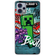 Чехол BoxFace Motorola G23 Minecraft Graffiti