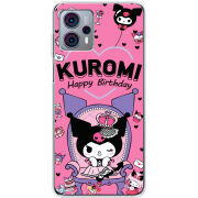 Чехол BoxFace Motorola G23 День народження Kuromi