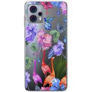 Прозрачный чехол BoxFace Motorola G23 Flamingo