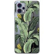 Прозрачный чехол BoxFace Motorola G23 Banana Leaves