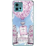 Чехол со стразами Motorola G72 Perfume bottle