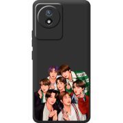 Черный чехол BoxFace Vivo Y02 BTS